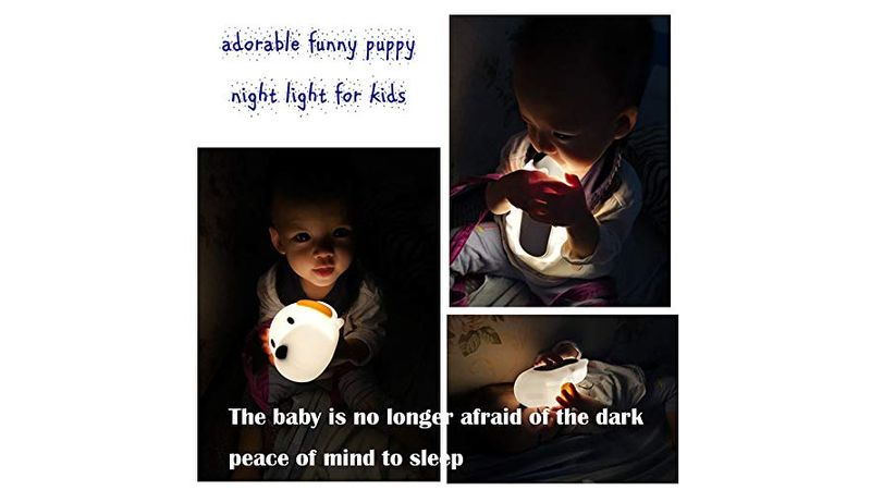 LED Kids Elk Night Light Color Temperatura Tiempo y brillo ajustable 